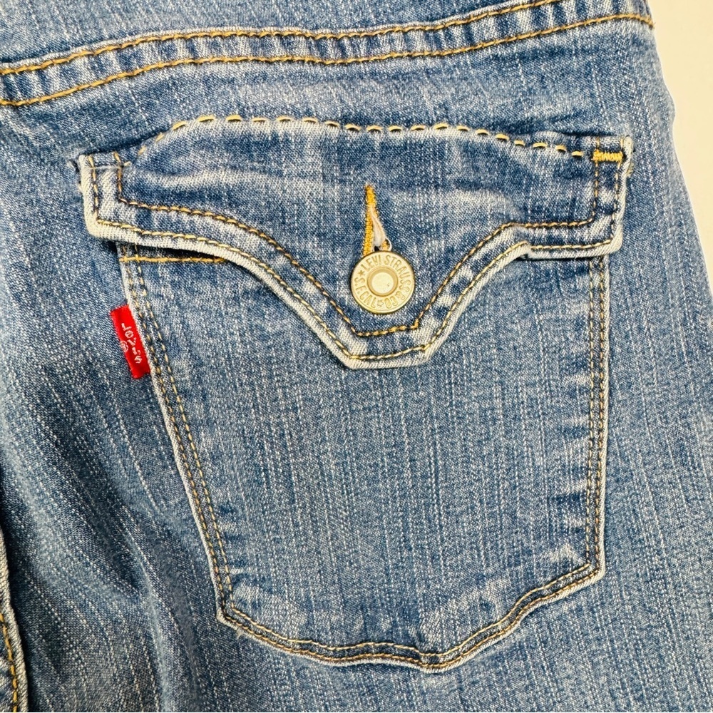 Levi's Women's Perfectly Slimming 512 Light Blue Boot Cut Jeans Size 12 Medium - Picture 6 of 14